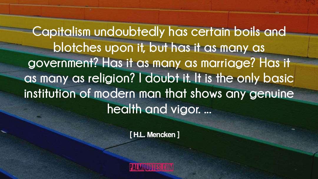 Size Of Government quotes by H.L. Mencken
