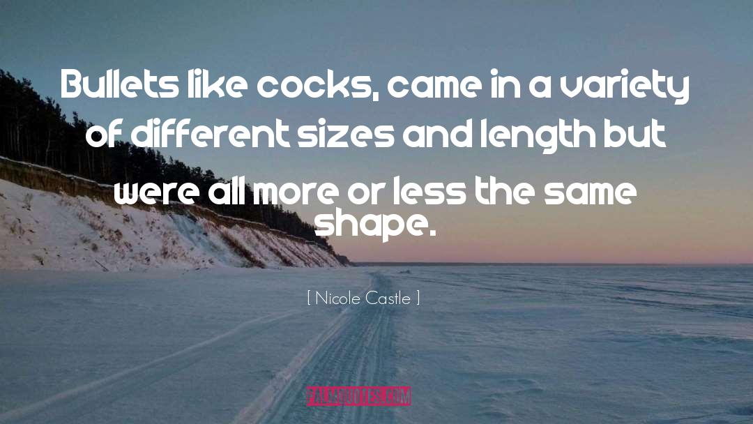 Sizes quotes by Nicole Castle