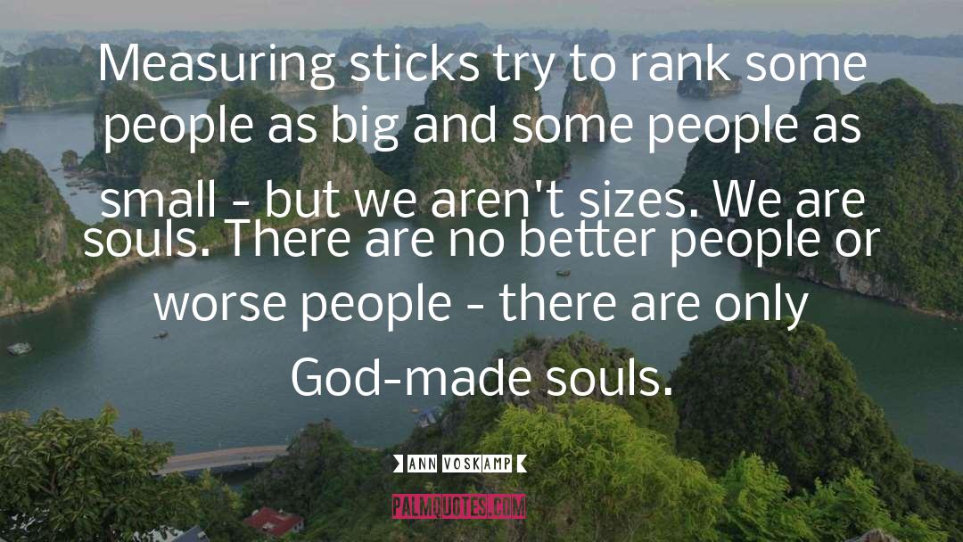 Sizes quotes by Ann Voskamp