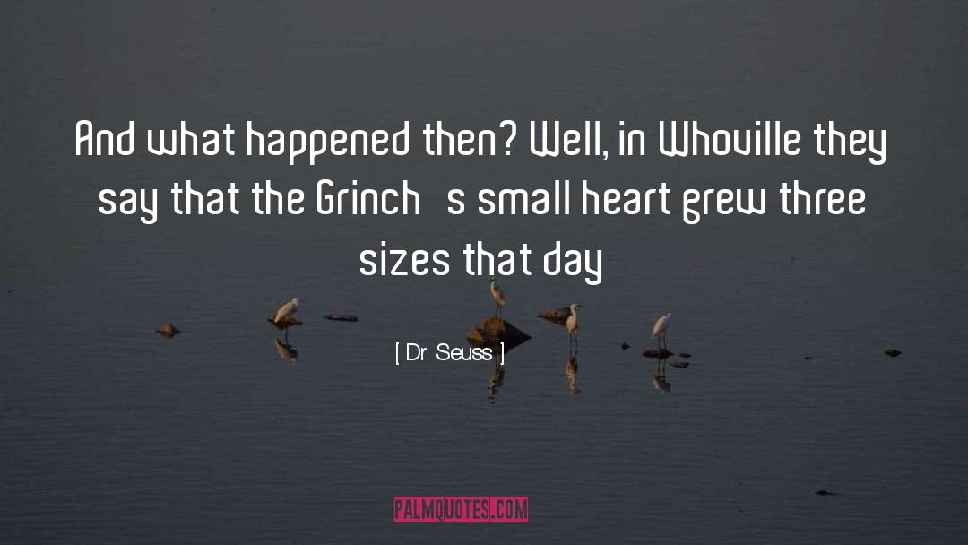 Sizes quotes by Dr. Seuss