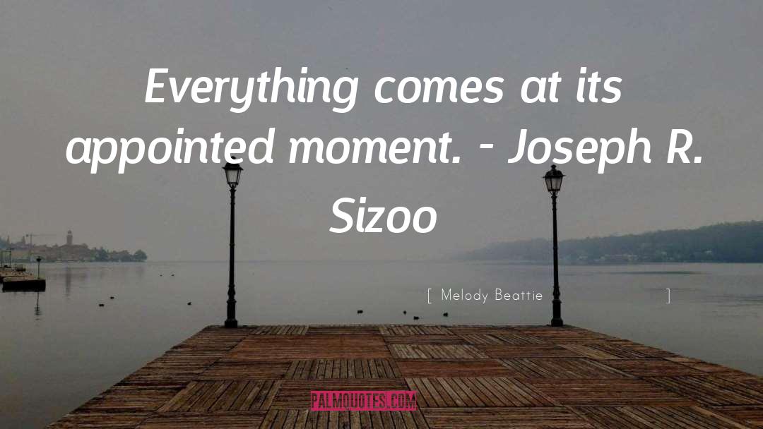 Sizoo quotes by Melody Beattie