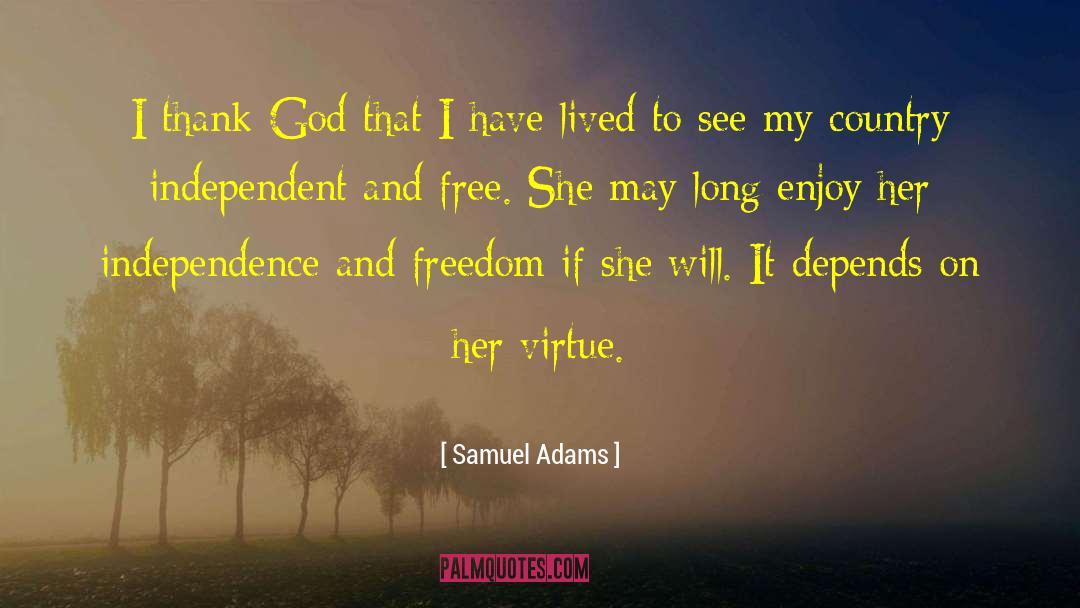 Sizzla Thank quotes by Samuel Adams