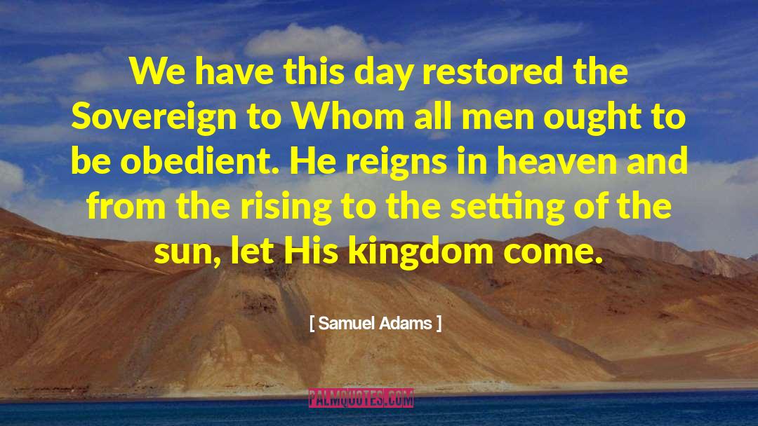 Sj Day quotes by Samuel Adams