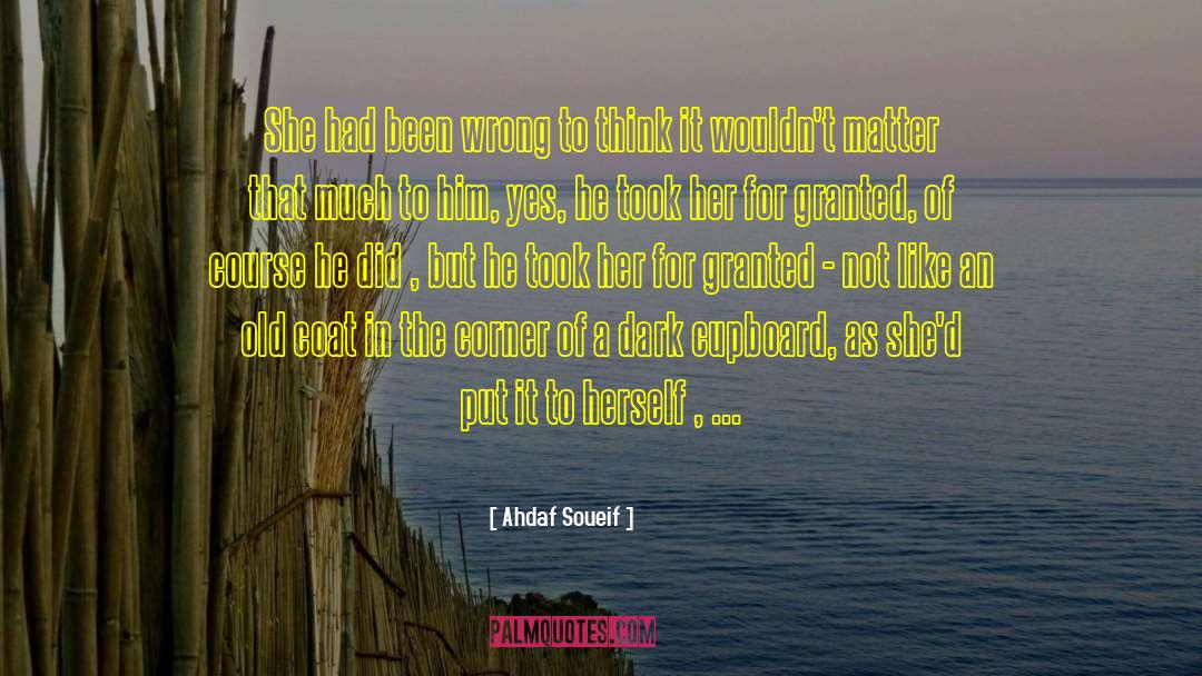 Sjostedt Coat quotes by Ahdaf Soueif