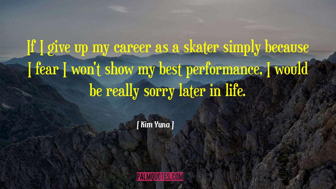 Skater quotes by Kim Yuna