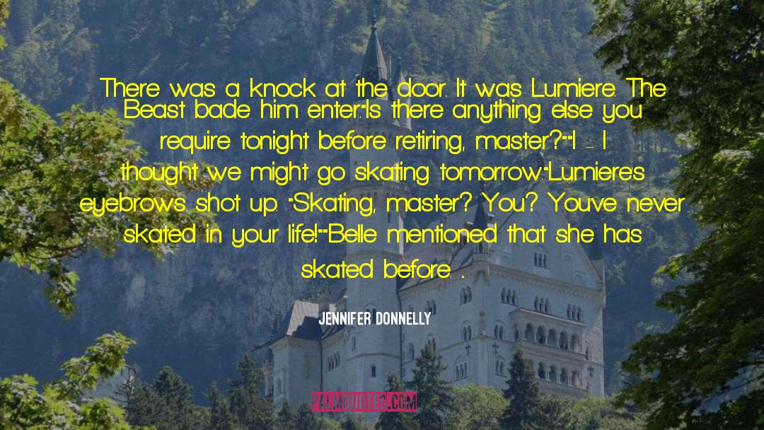 Skating quotes by Jennifer Donnelly