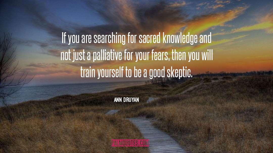 Skeptic quotes by Ann Druyan