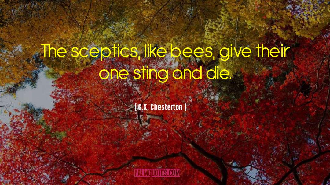 Skeptic quotes by G.K. Chesterton