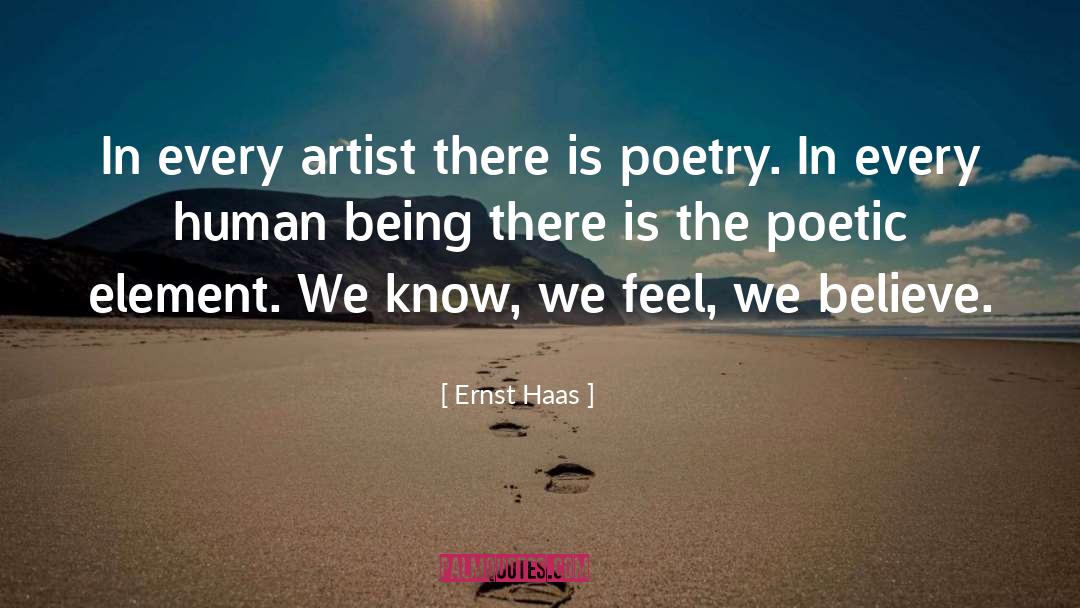 Sketch Artist quotes by Ernst Haas