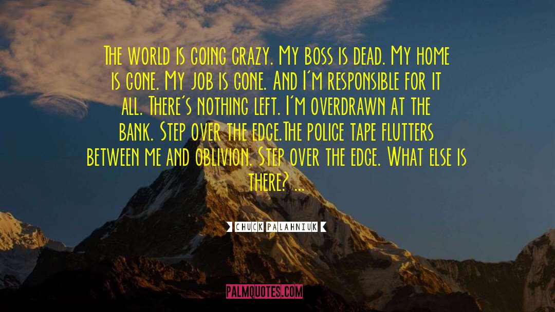 Skiers Edge quotes by Chuck Palahniuk