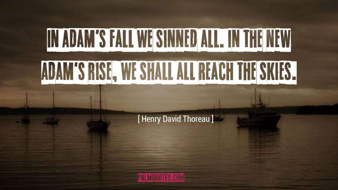 Skies quotes by Henry David Thoreau