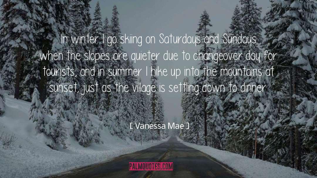 Skiing quotes by Vanessa Mae