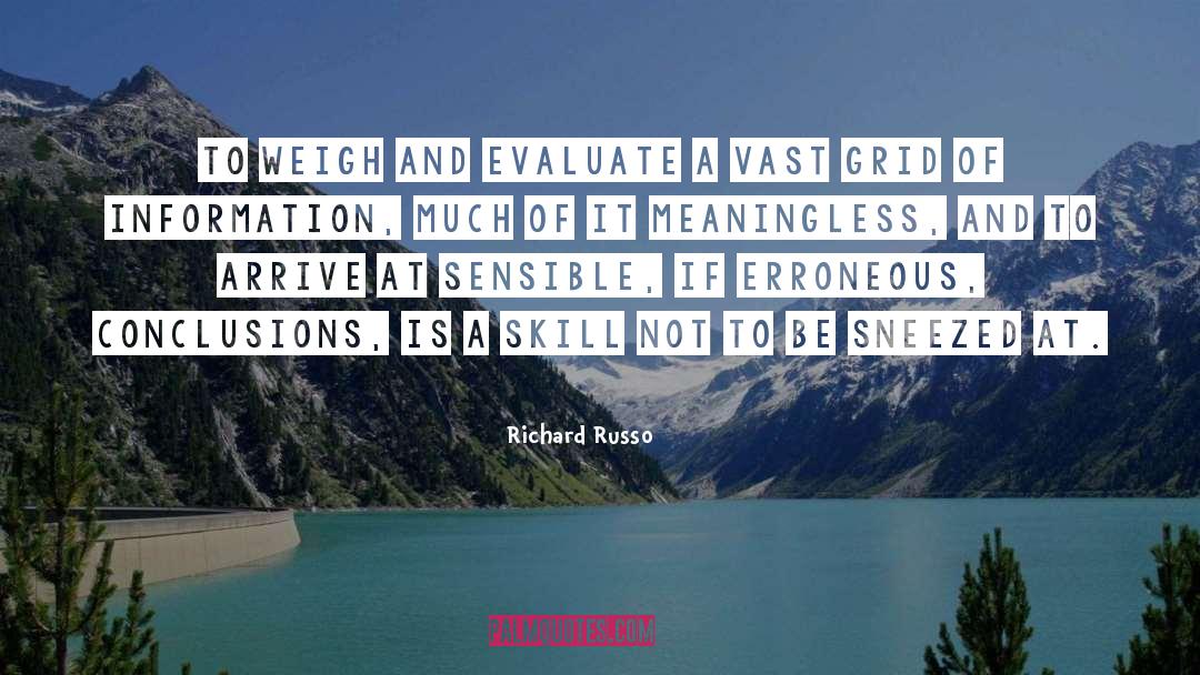 Skill Building quotes by Richard Russo