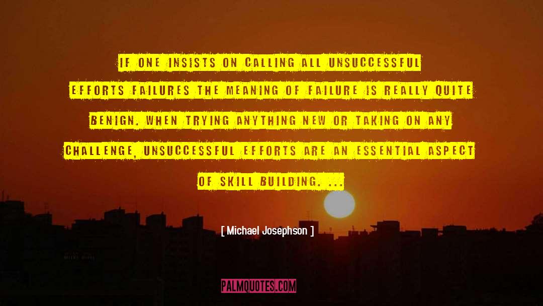 Skill Building quotes by Michael Josephson
