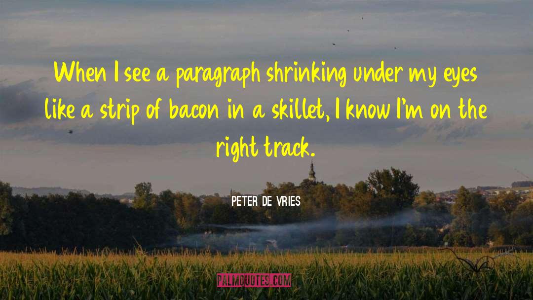 Skillet quotes by Peter De Vries