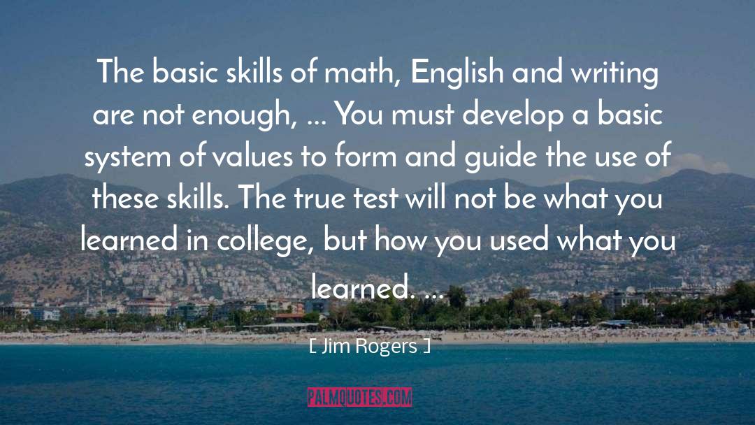 Skills quotes by Jim Rogers
