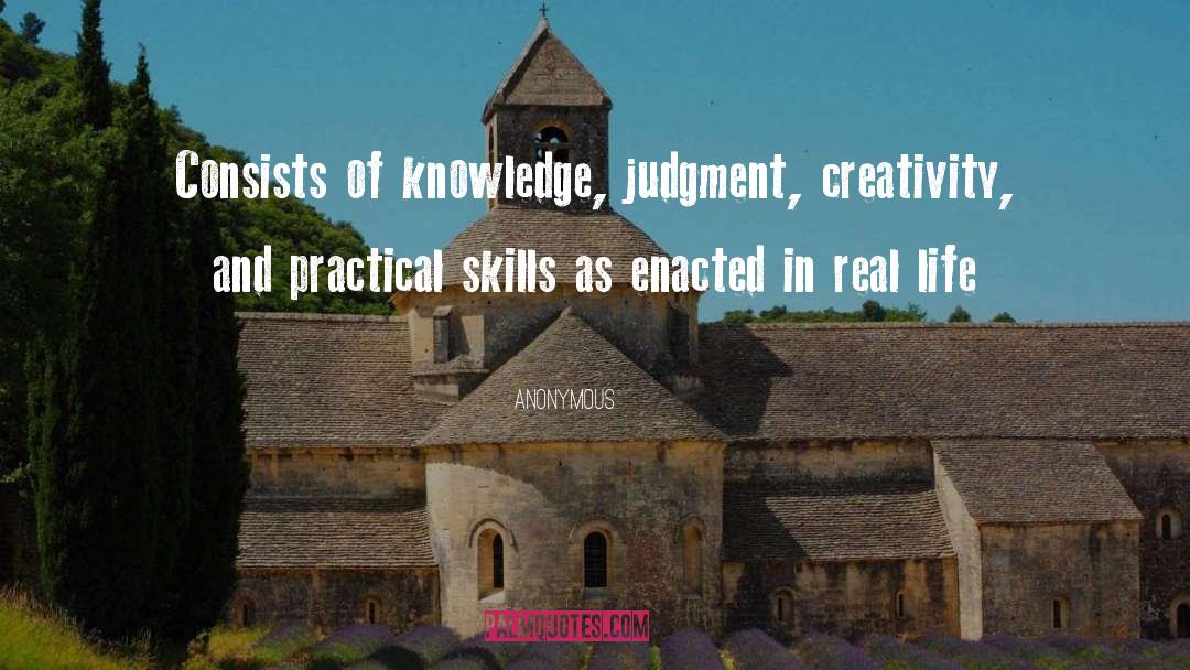 Skills quotes by Anonymous