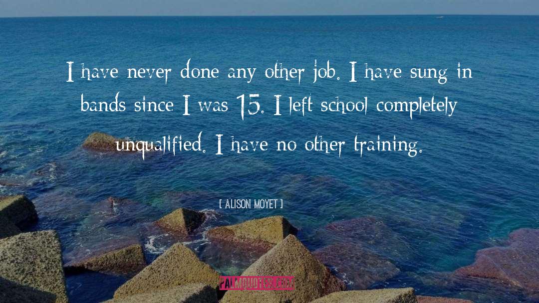 Skills Training quotes by Alison Moyet