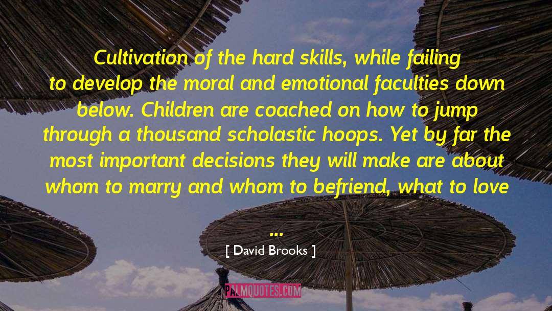 Skills Training quotes by David Brooks