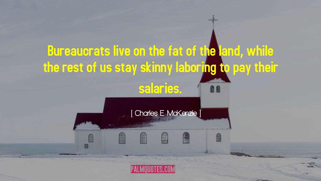Skinny quotes by Charles E. McKenzie