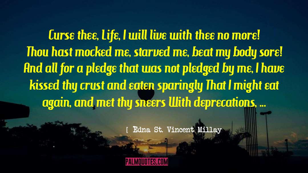 Skip Beat quotes by Edna St. Vincent Millay