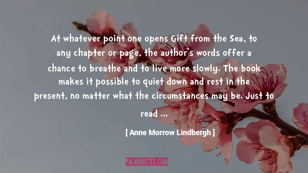 Skip The Rest Of The Book quotes by Anne Morrow Lindbergh