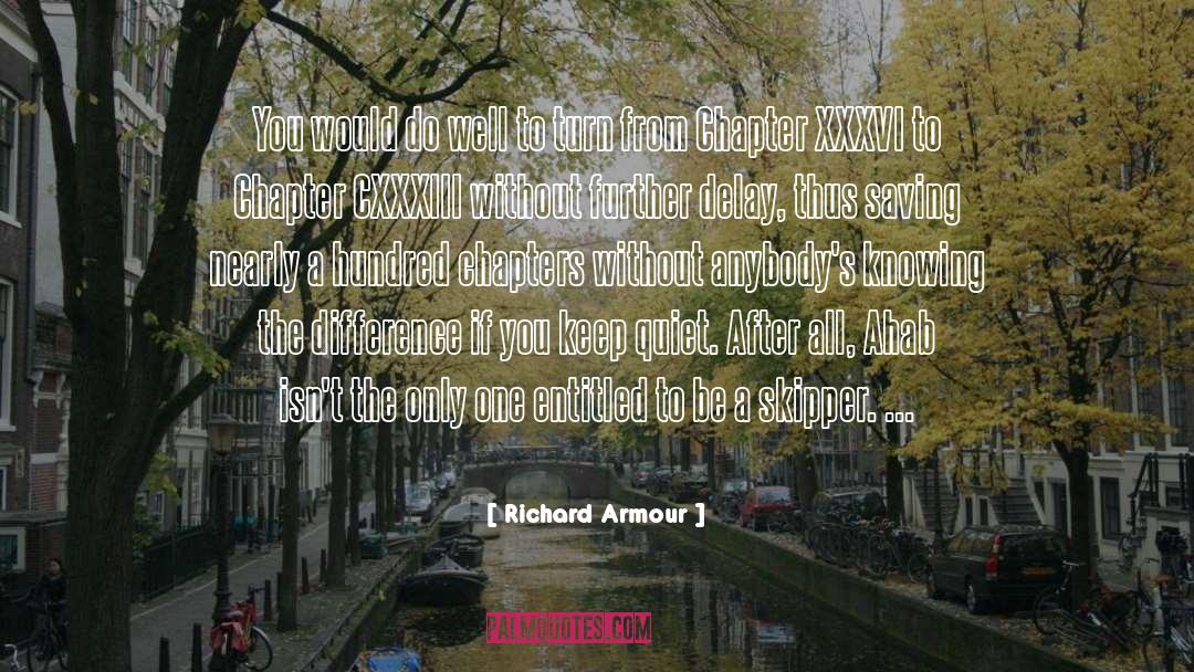 Skipper quotes by Richard Armour