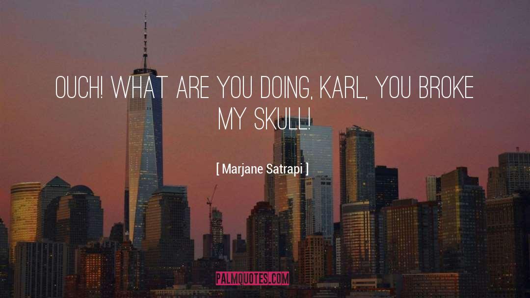 Skull Crossbones quotes by Marjane Satrapi