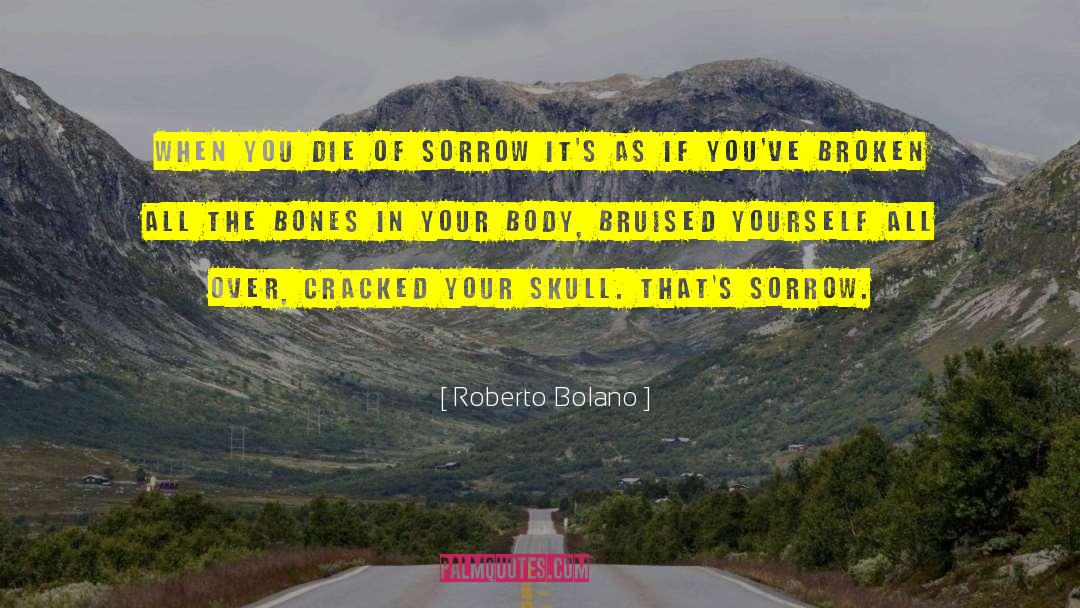 Skulls quotes by Roberto Bolano
