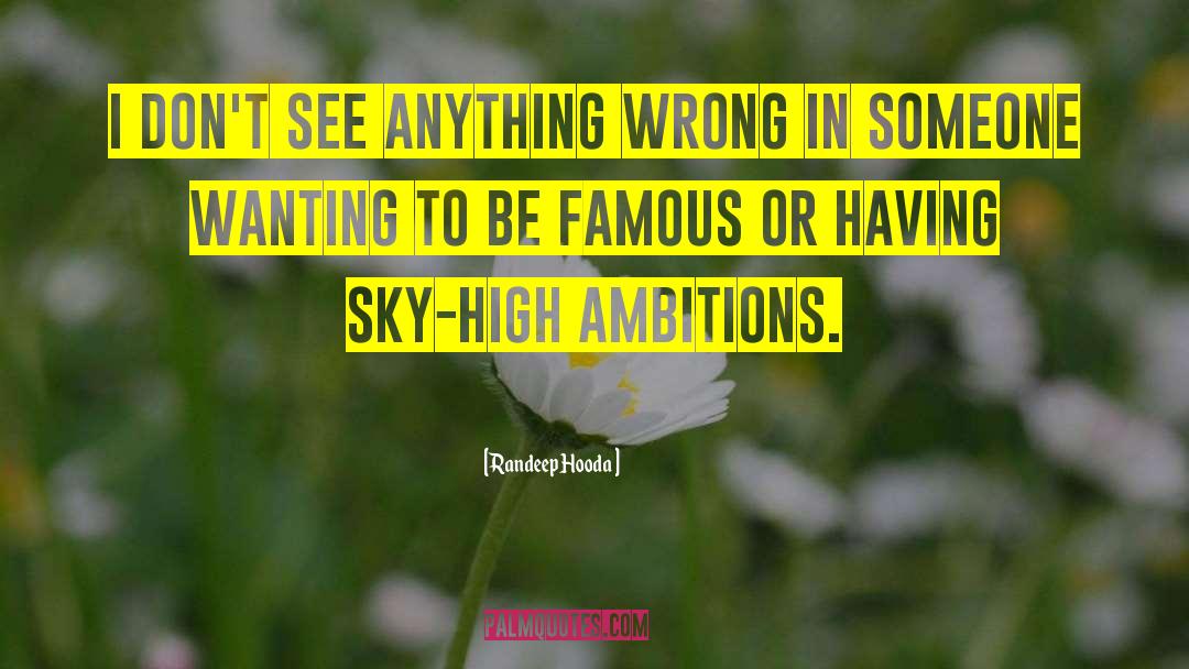 Sky High quotes by Randeep Hooda