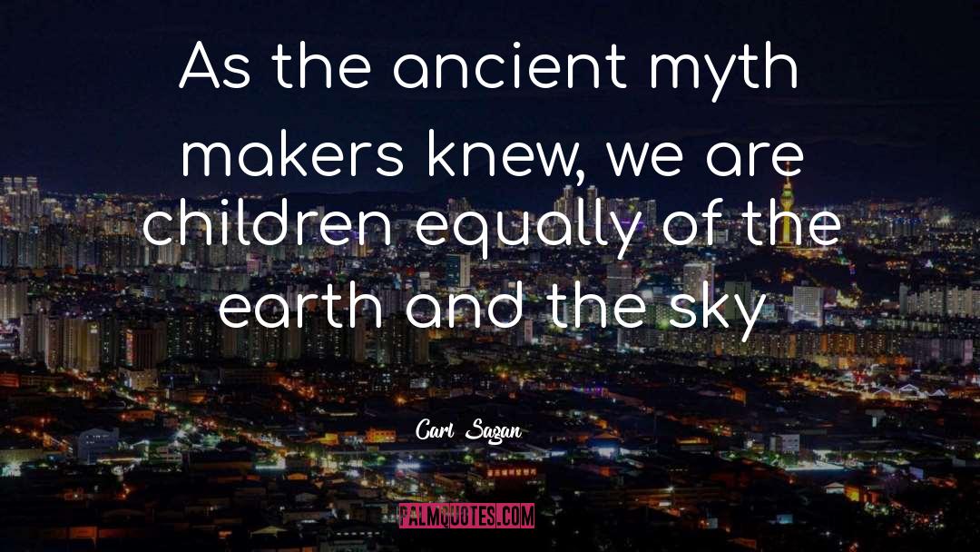 Sky Holder quotes by Carl Sagan