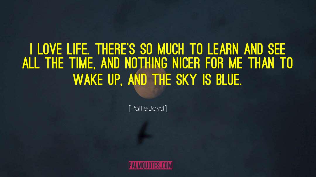 Sky Is Blue quotes by Pattie Boyd