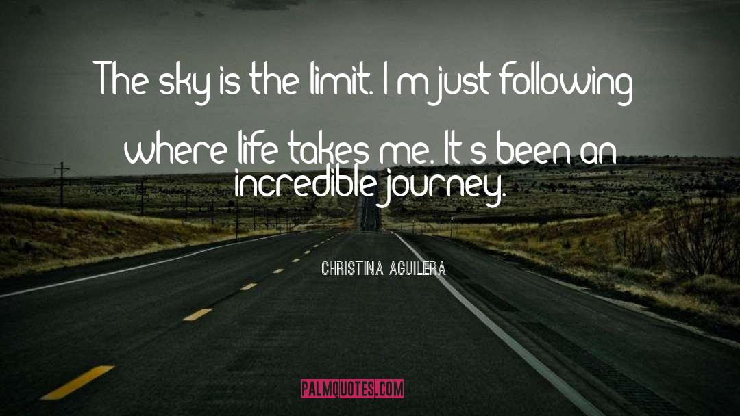 Sky Is The Limit quotes by Christina Aguilera