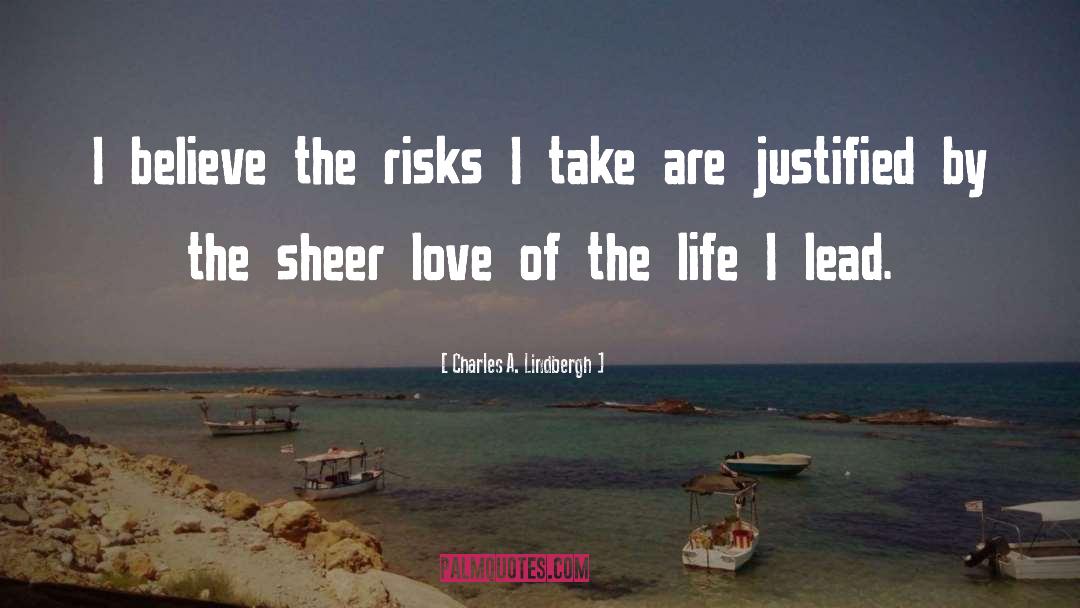 Skydiving quotes by Charles A. Lindbergh