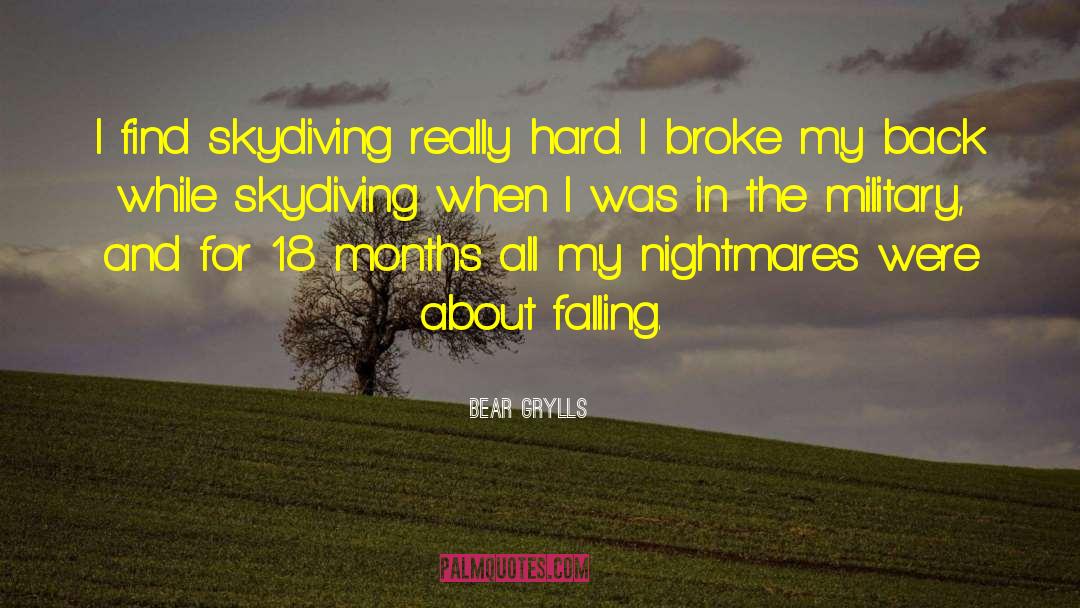 Skydiving quotes by Bear Grylls