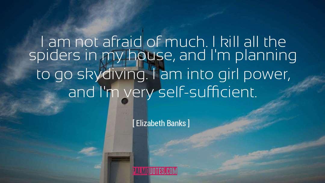 Skydiving quotes by Elizabeth Banks