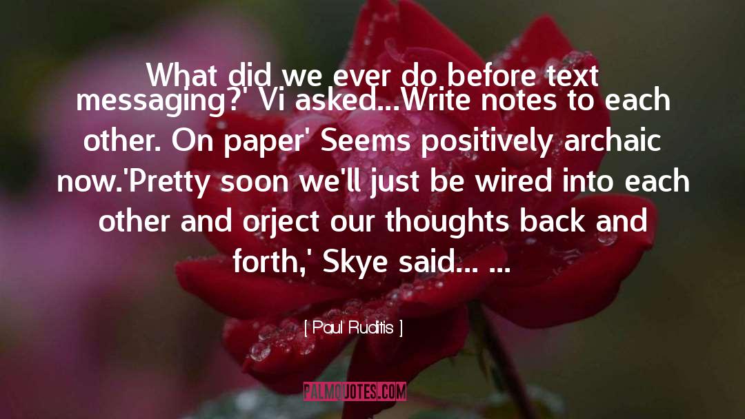 Skye O Brien quotes by Paul Ruditis