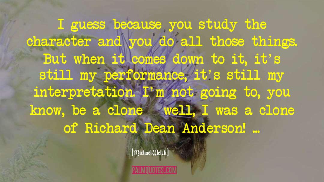 Skyelor Anderson quotes by Michael Welch