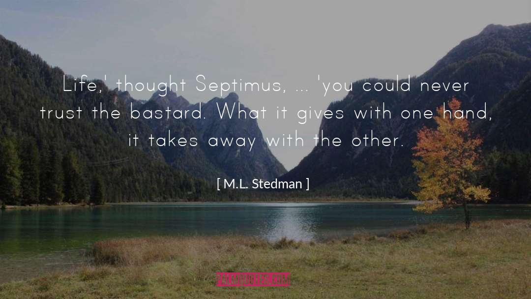 Skyrim Septimus Signus quotes by M.L. Stedman