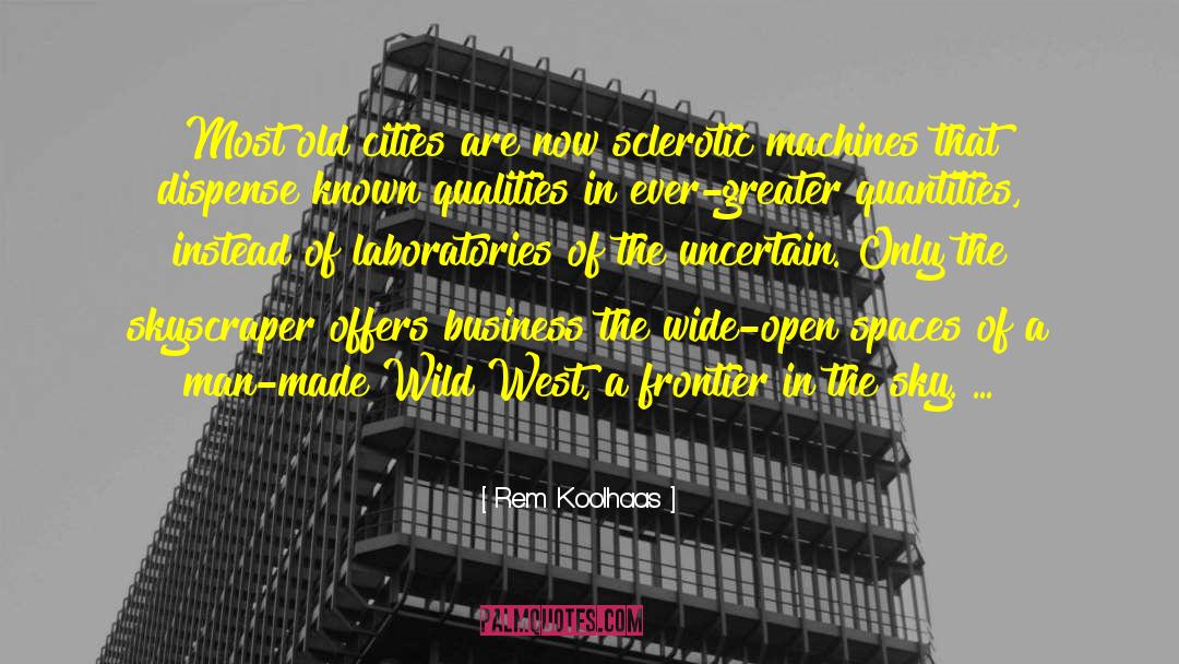 Skyscraper quotes by Rem Koolhaas
