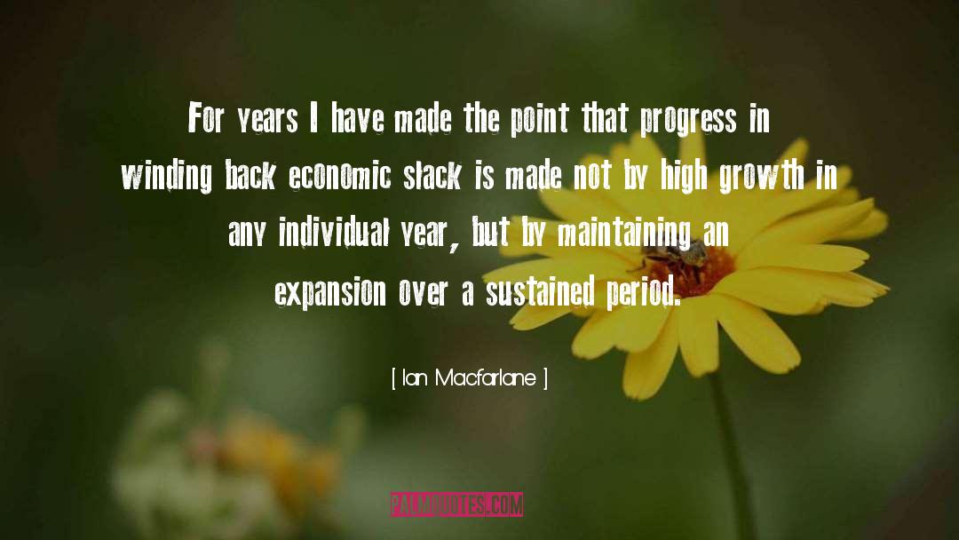 Slack quotes by Ian Macfarlane