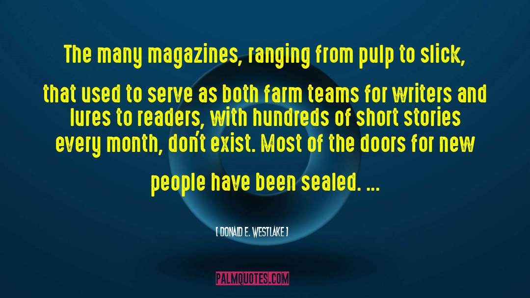 Slamming Doors quotes by Donald E. Westlake