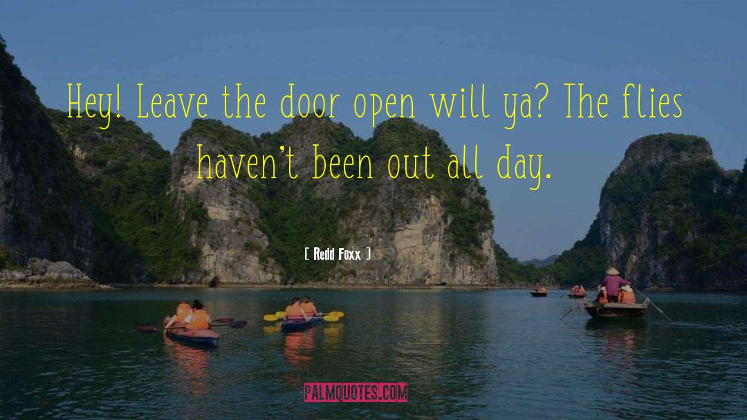 Slamming Open The Door quotes by Redd Foxx
