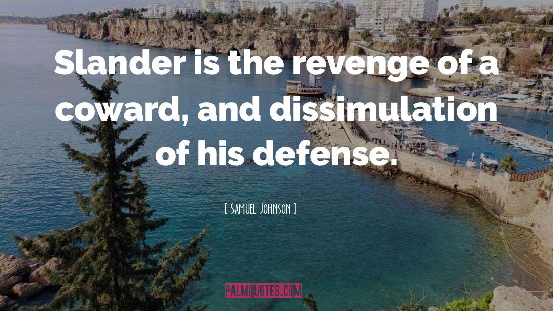 Slander quotes by Samuel Johnson