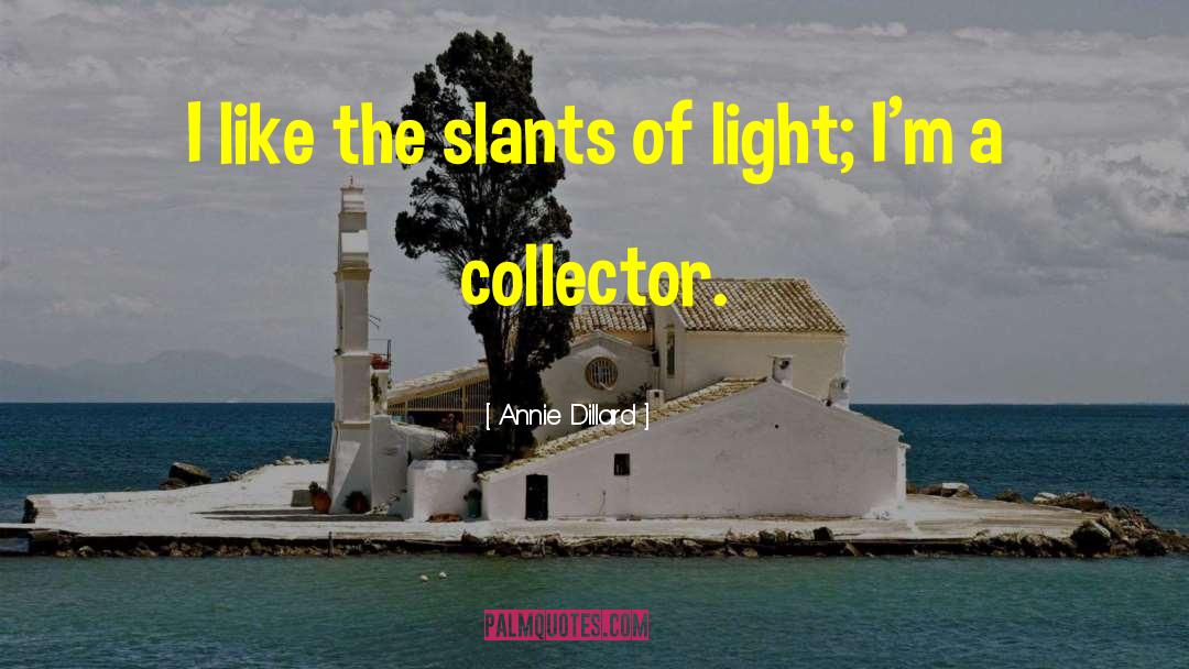 Slants Of Light quotes by Annie Dillard