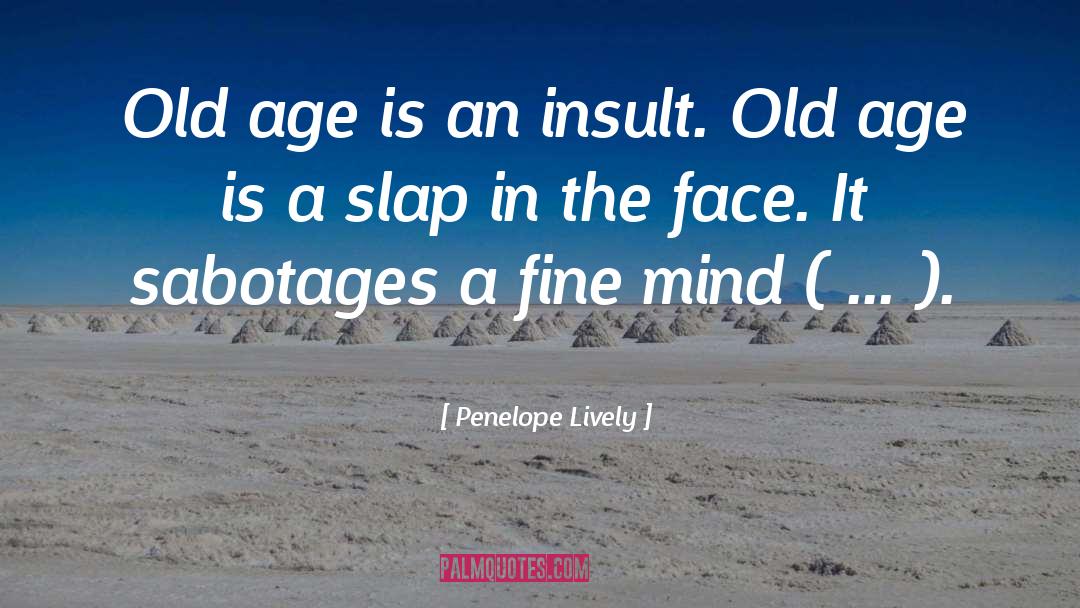 Slap In The Face quotes by Penelope Lively