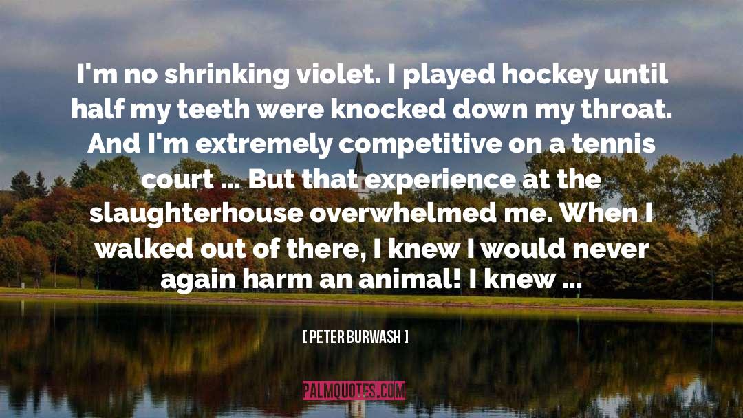 Slaughterhouse quotes by Peter Burwash