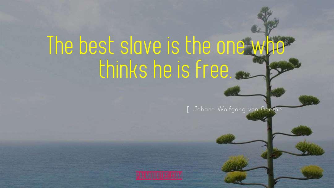Slave Driver quotes by Johann Wolfgang Von Goethe