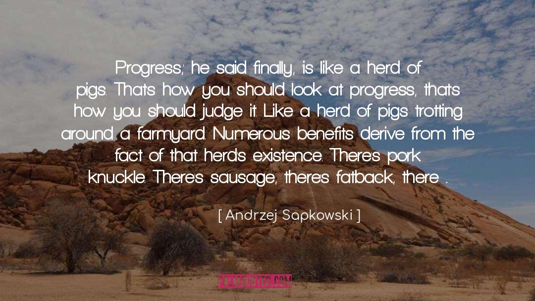 Slavich Sausage quotes by Andrzej Sapkowski