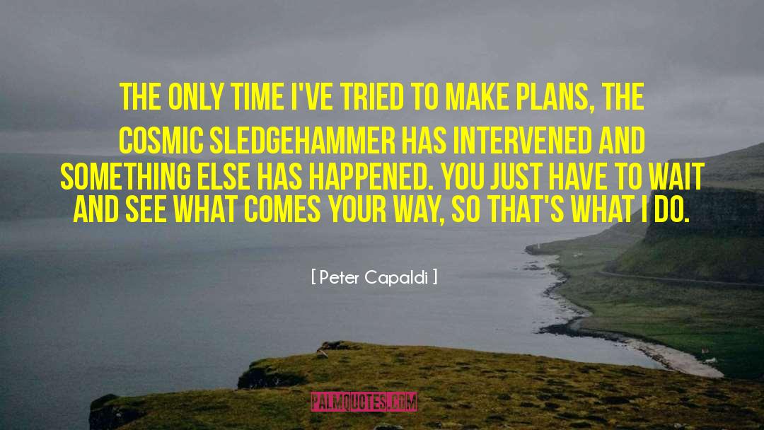 Sledgehammer quotes by Peter Capaldi